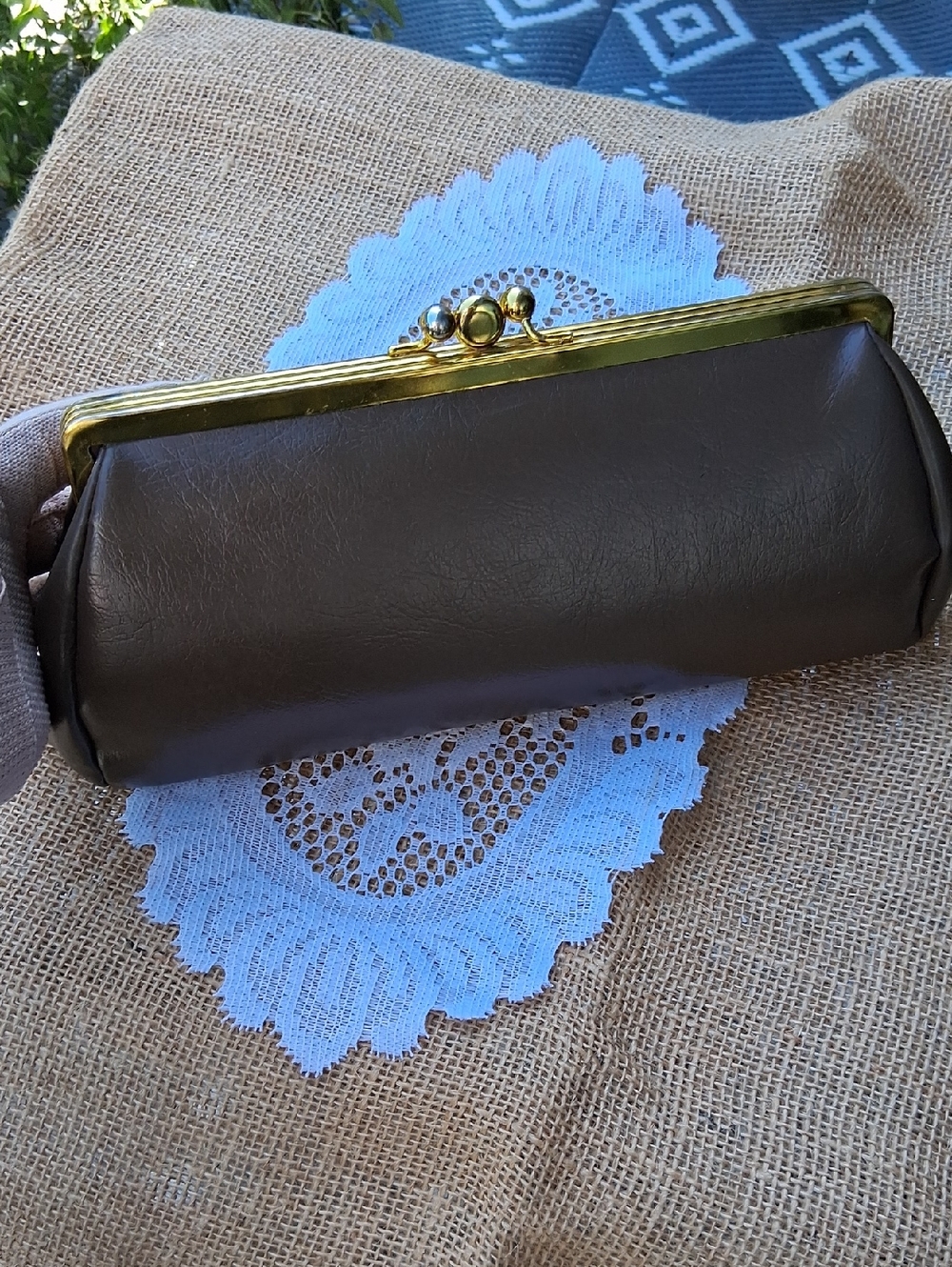 1950s/1960s Vintage Beige Clutch